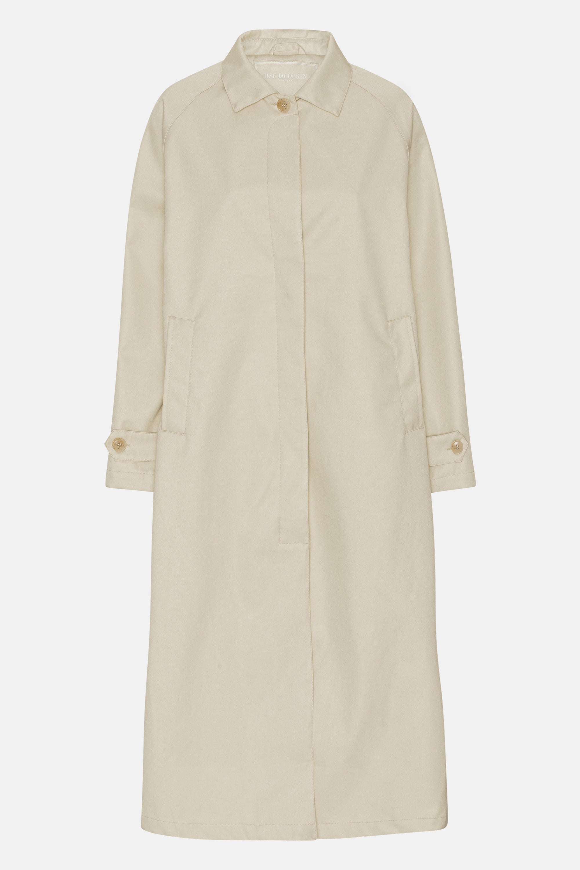 Ilse Jacobsen Hornbæk Rain COTTON RAIN COAT Coat 132 Bleached Sand